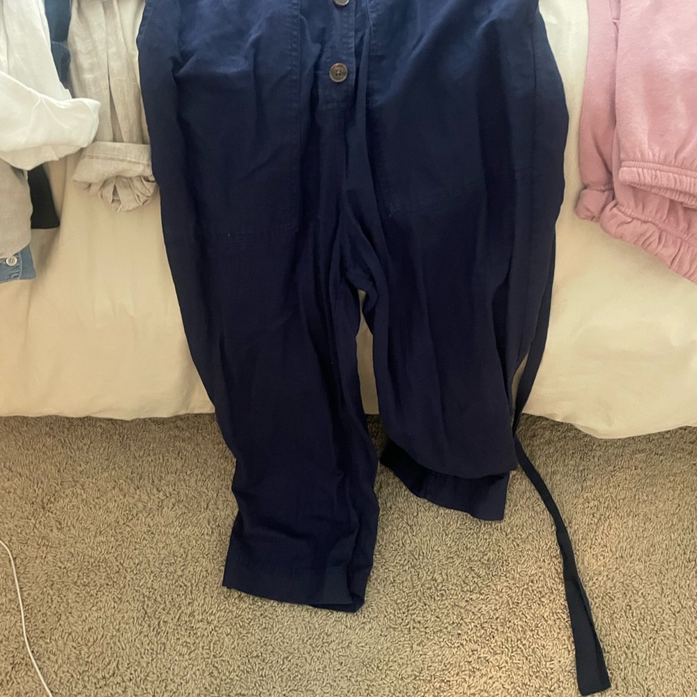 GAP Utility Navy Jumpsuit - Picture 3 of 6